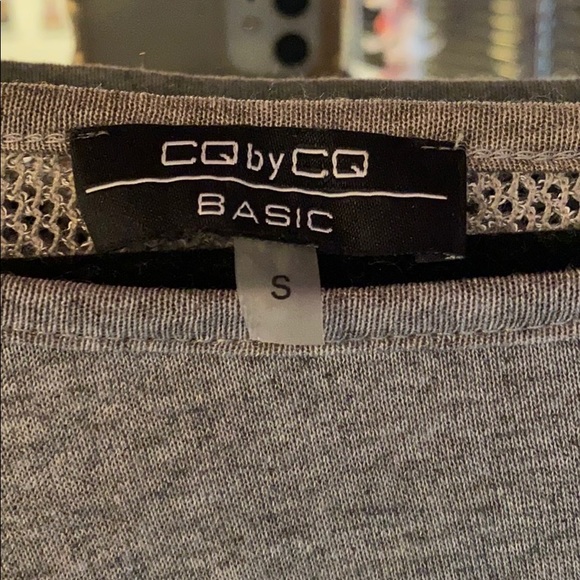 See through back gray long sleeve - Picture 2 of 3